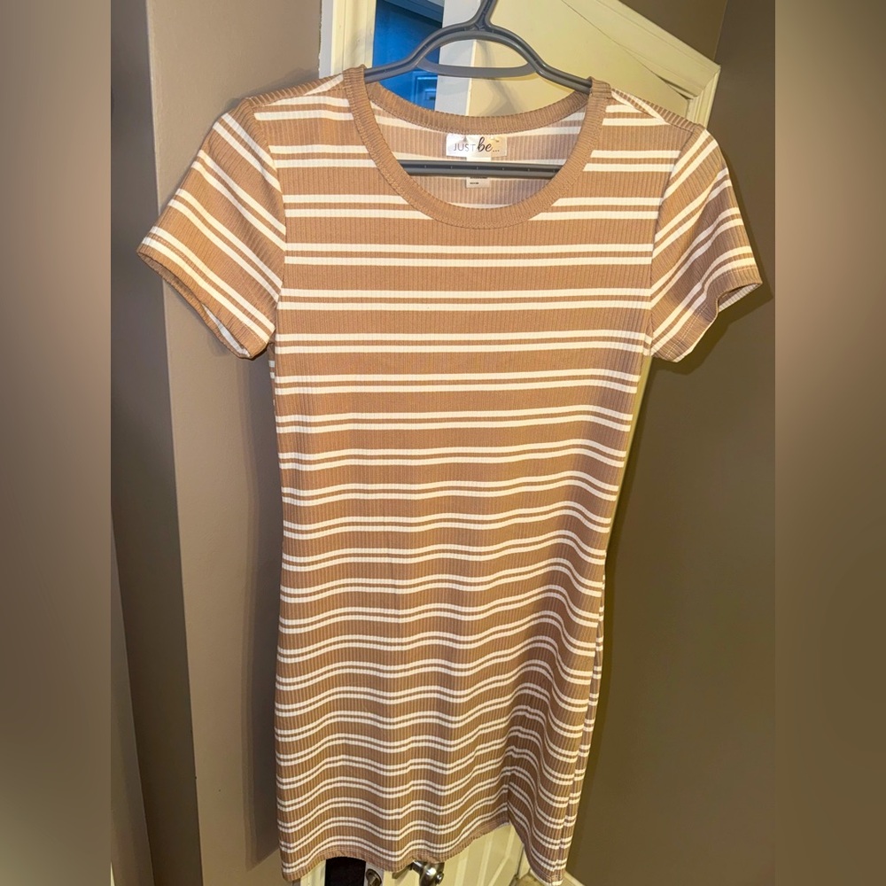 Striped Ribbed Dress